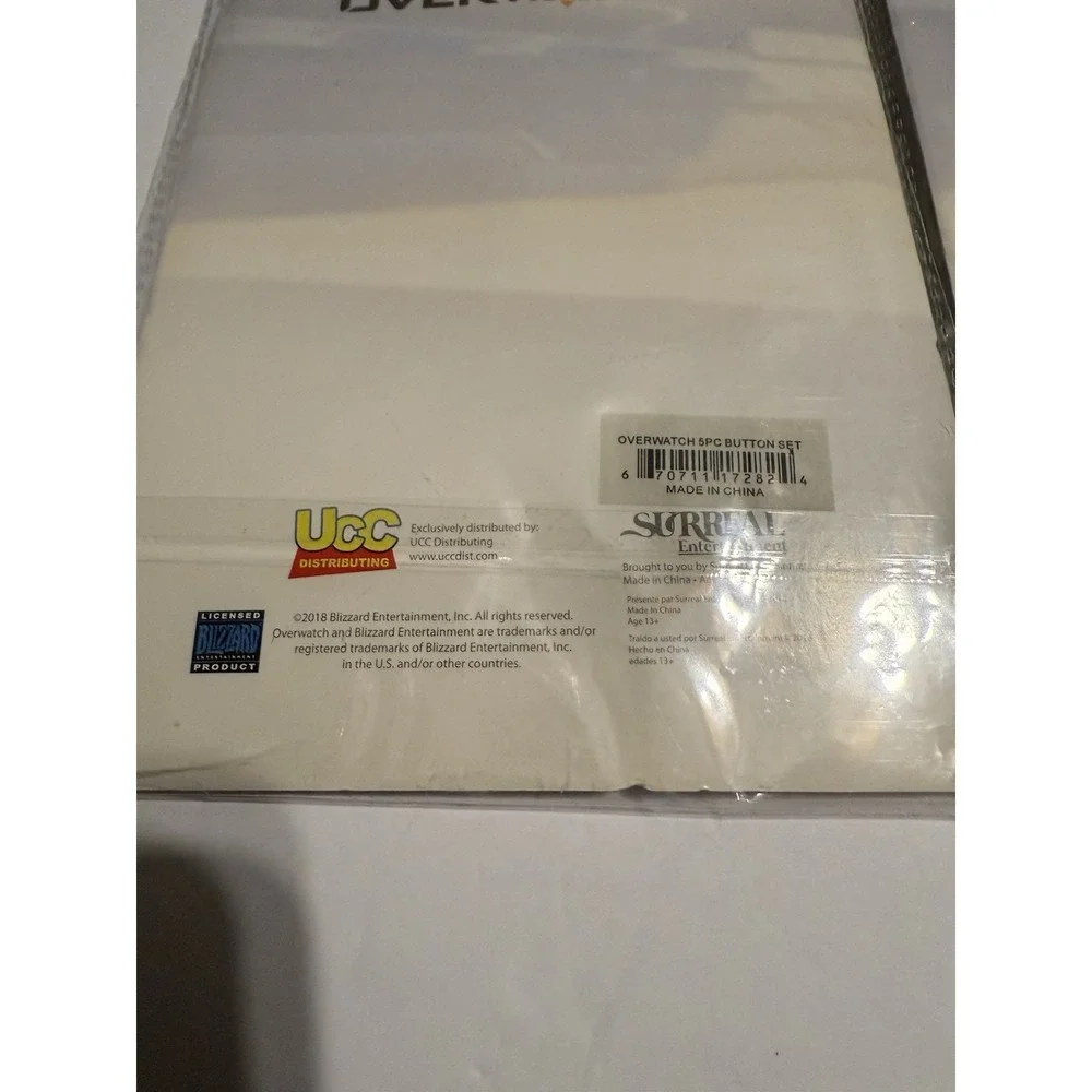 Overwatch 5-Pack Button Sets (Lot of 2) – Sealed Blizzard Collectible Pins